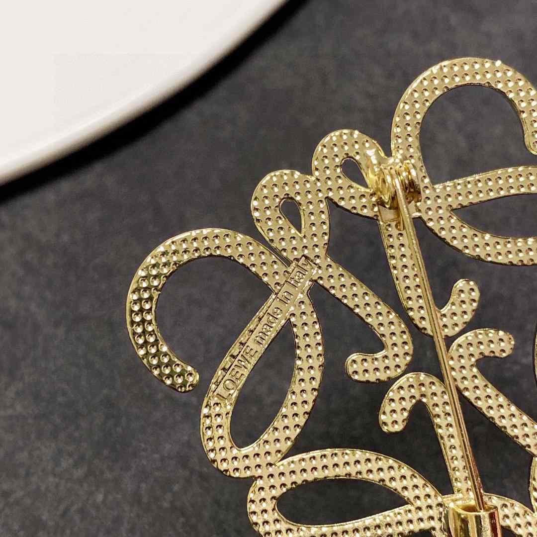 Loewe Anagram Brooch - 