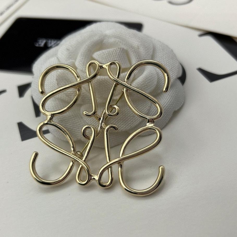 Loewe Anagram Brooch - 