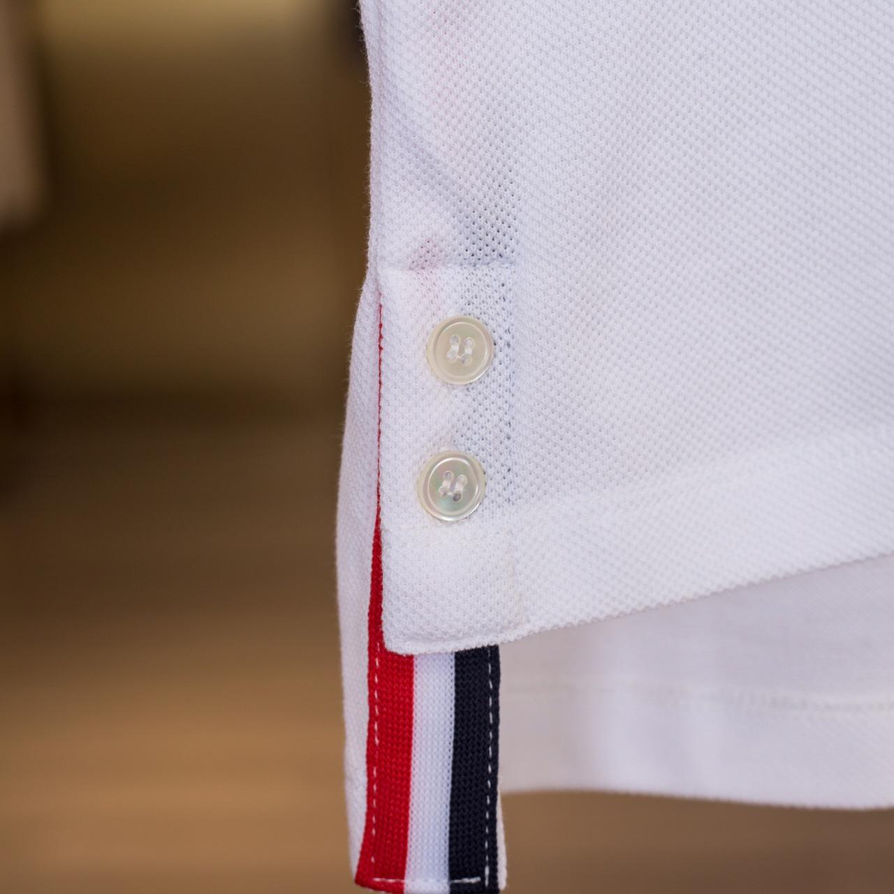Thom Browne Classic Pique 4-Bar Short Sleeve Polo  2091 - 