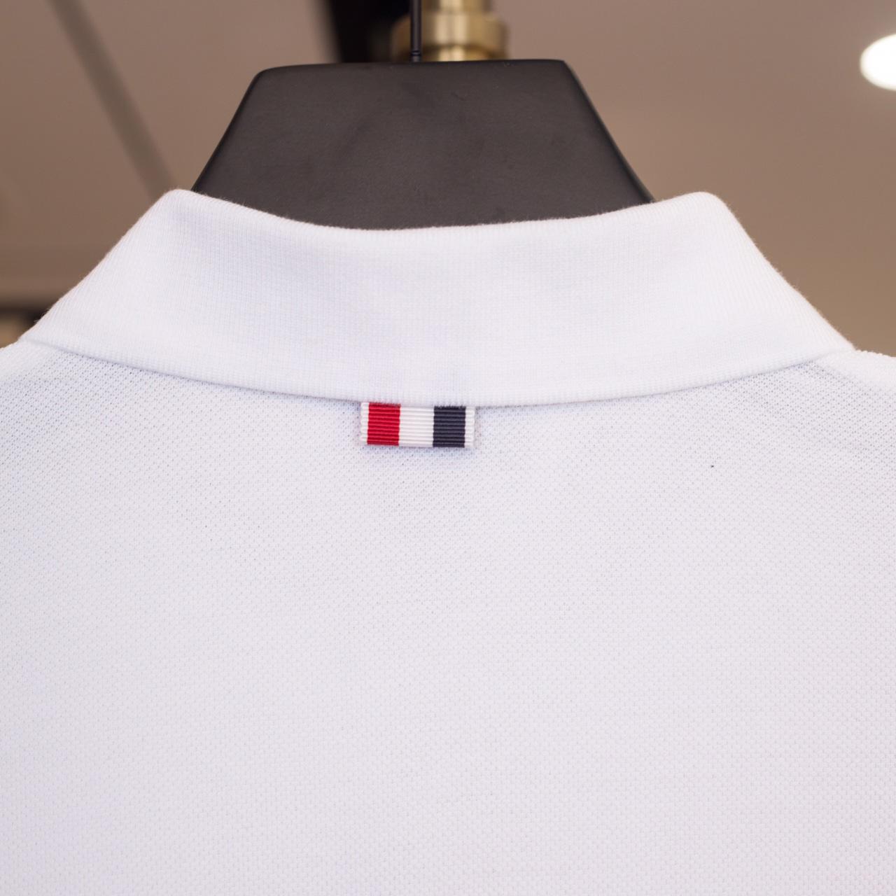 Thom Browne Classic Pique 4-Bar Short Sleeve Polo  2091 - 