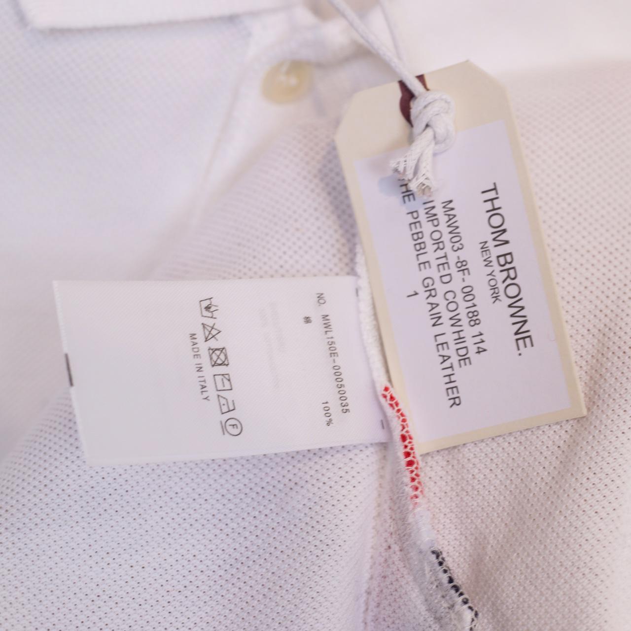 Thom Browne Classic Pique 4-Bar Short Sleeve Polo  2091 - 