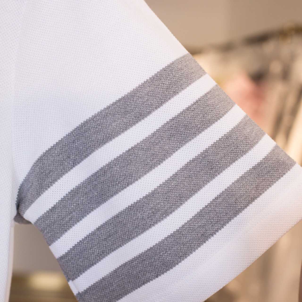 Thom Browne Classic Pique 4-Bar Short Sleeve Polo  2091 - 