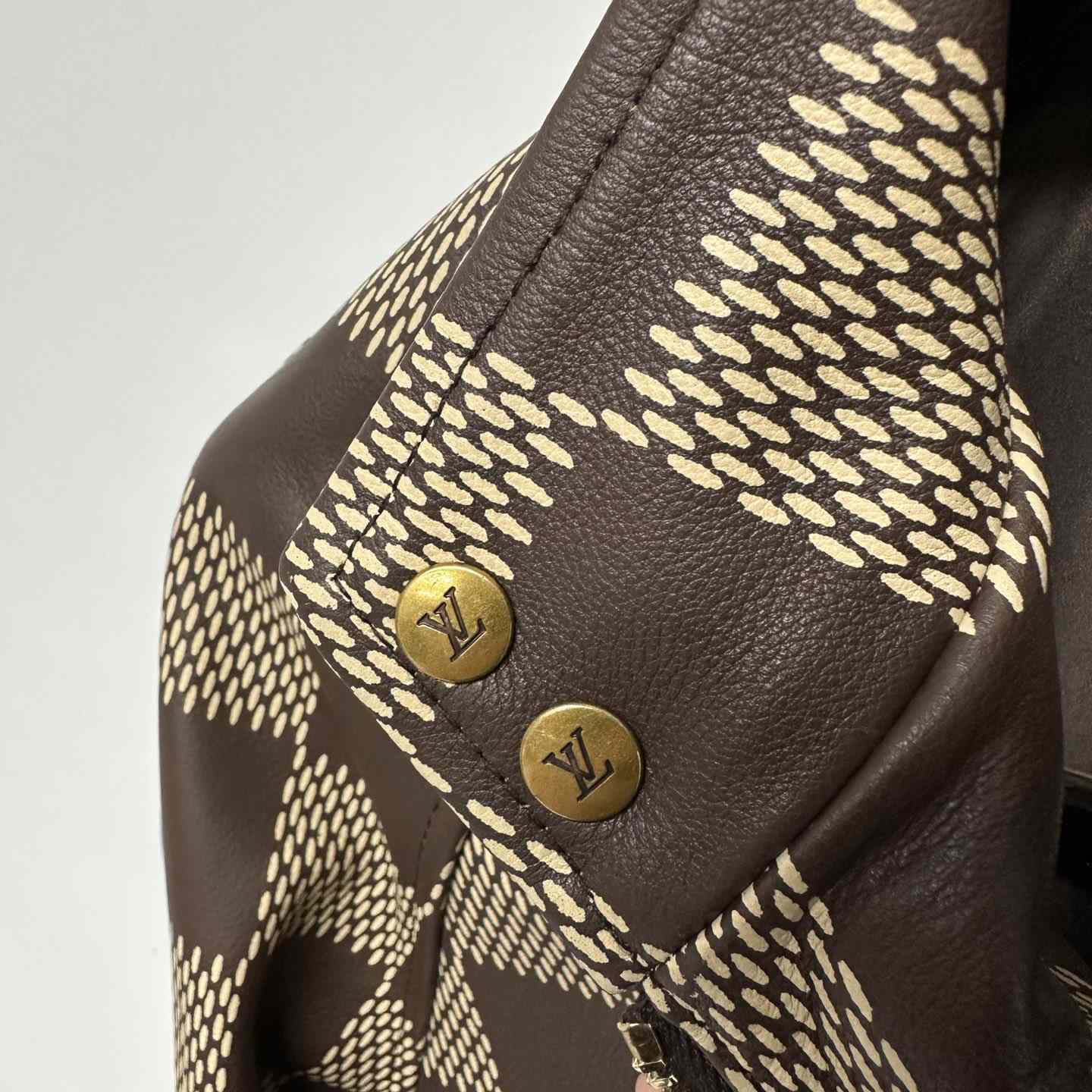 Louis Vuitton Damier Leather Harrington Jacket   1AFIMC - 