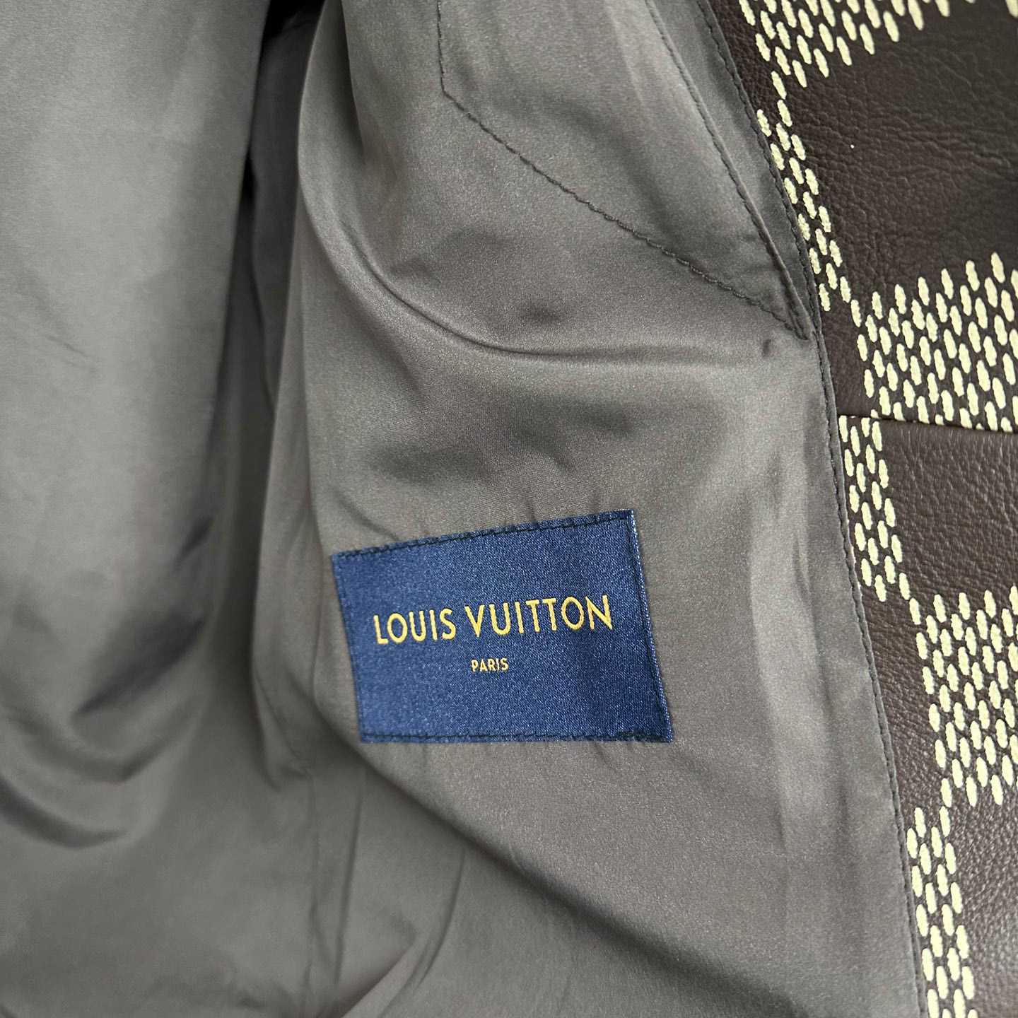 Louis Vuitton Damier Leather Harrington Jacket   1AFIMC - 