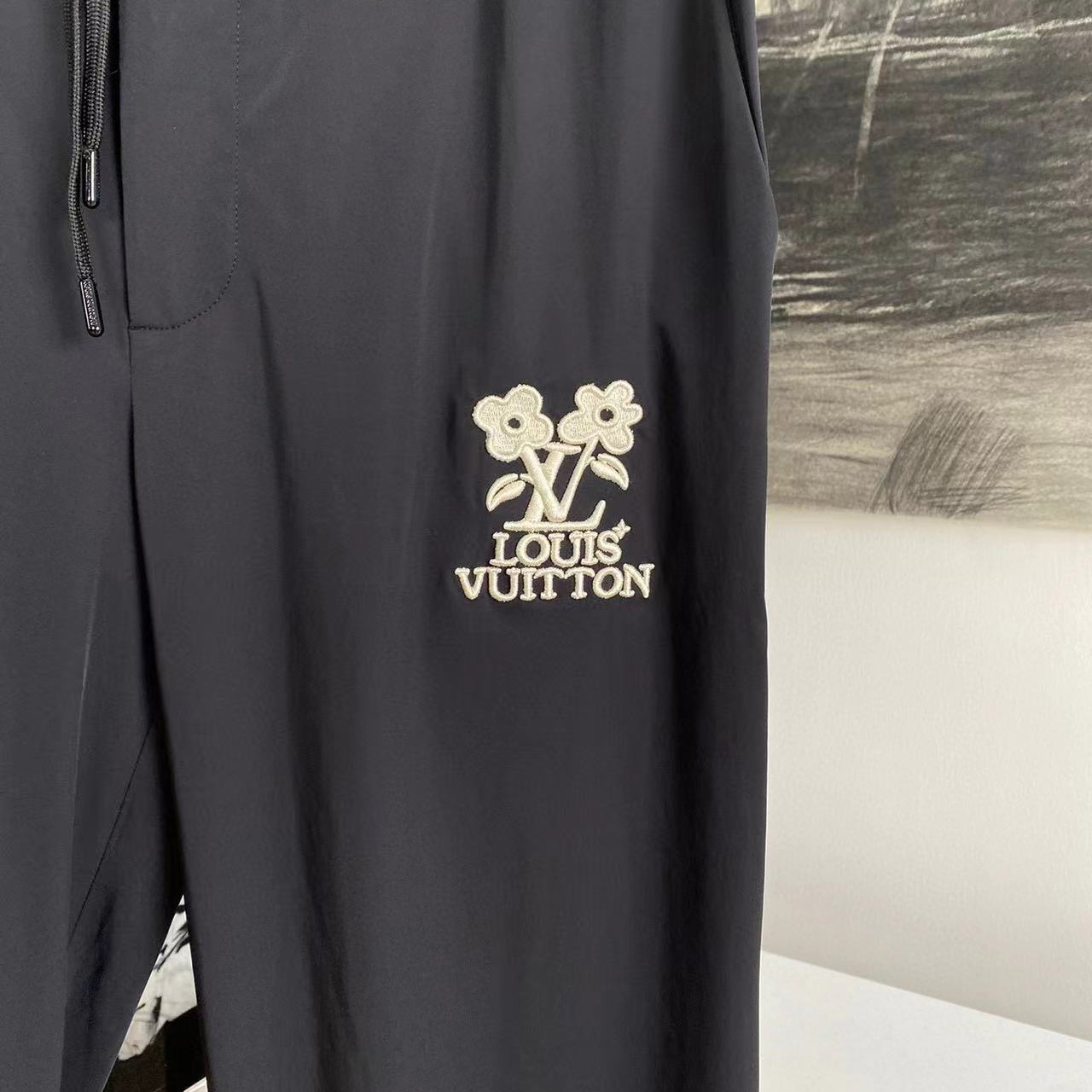 Louis Vuitton Embroidered Technical Track Pants  1AFRDR - 