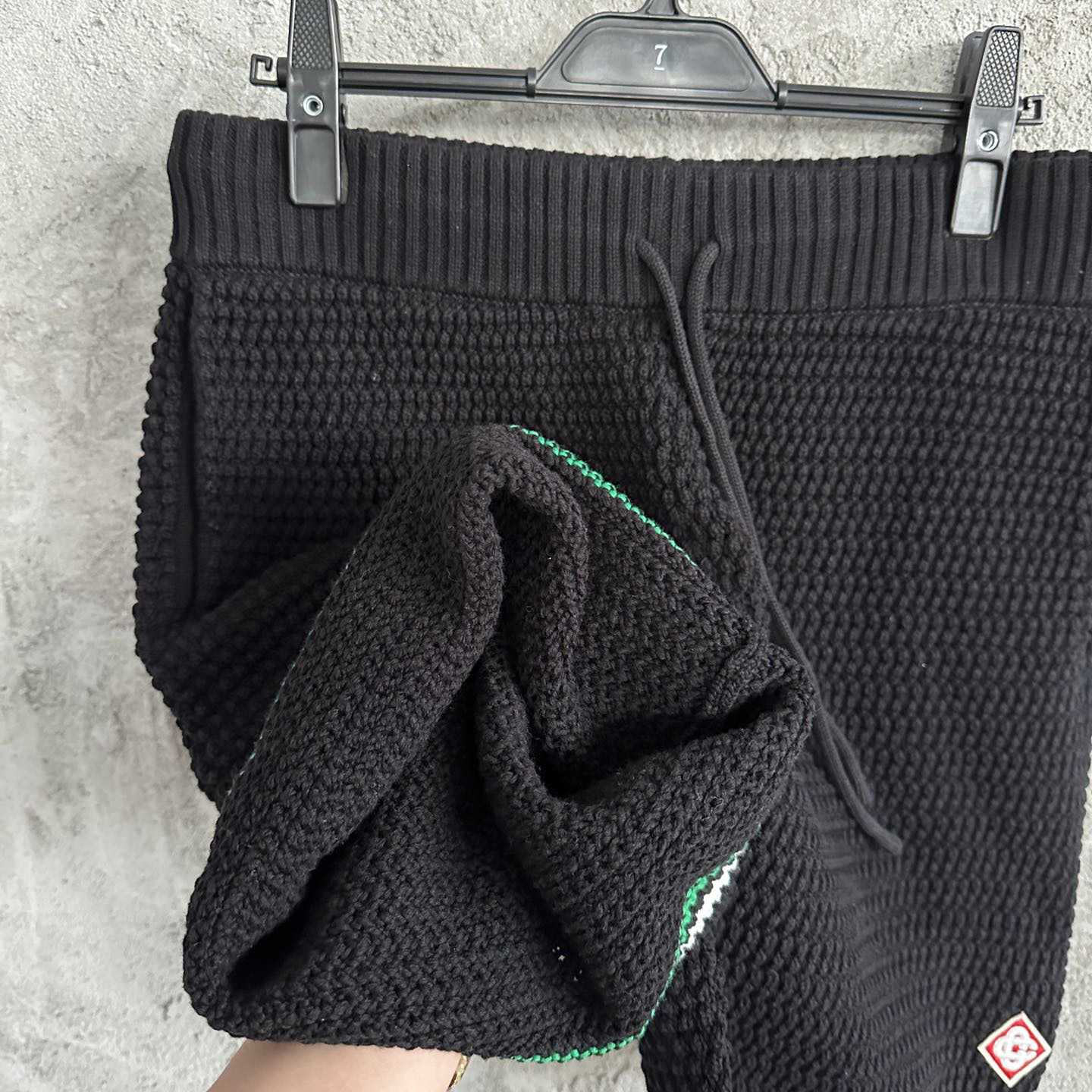 Casablanca Knit Cotton Tennis Shorts - 
