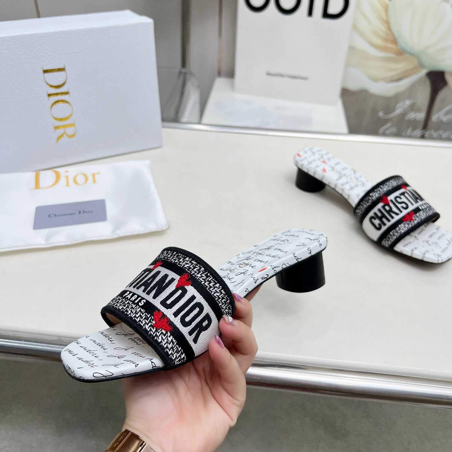 Dior Dway Heeled Slide - 