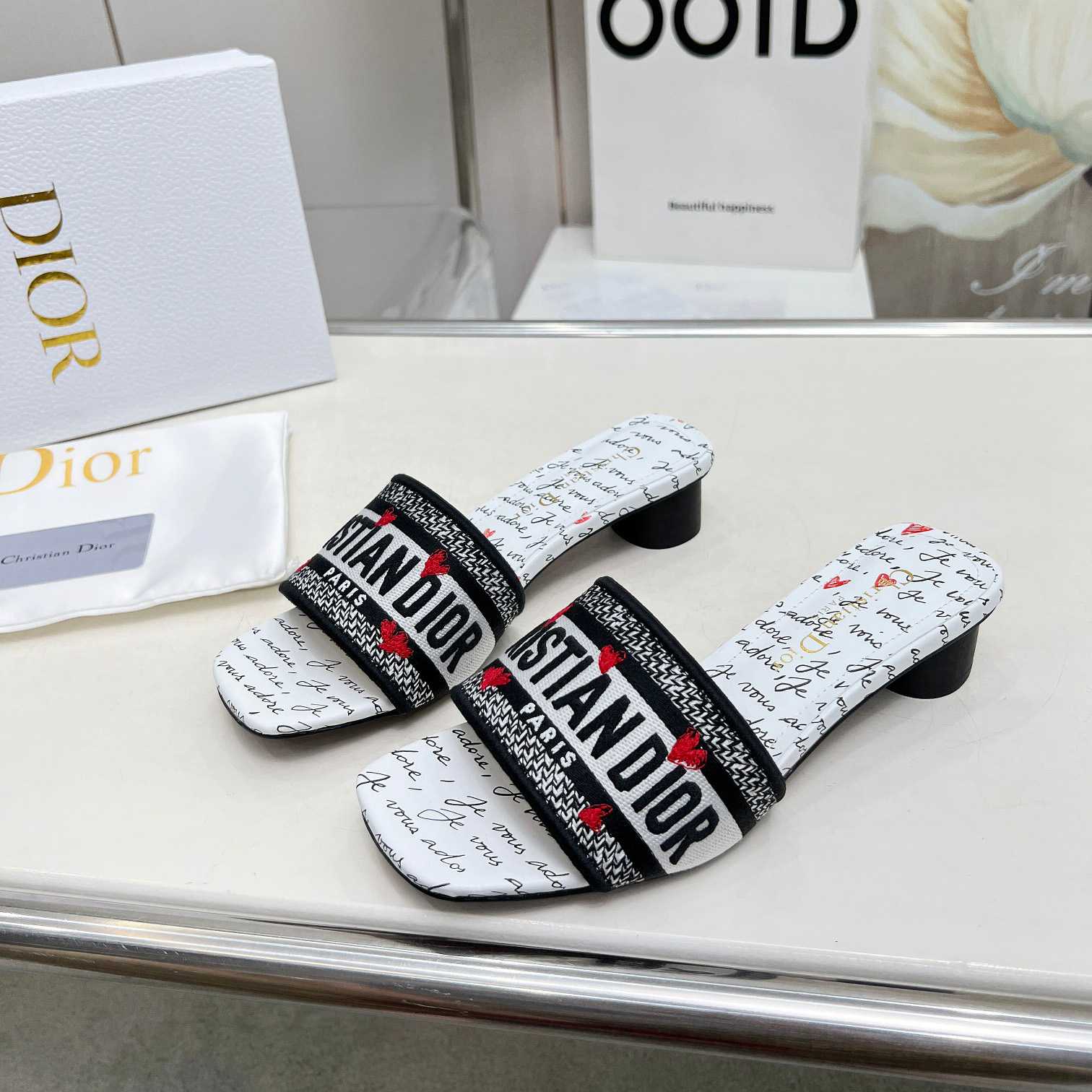 Dior Dway Heeled Slide - 