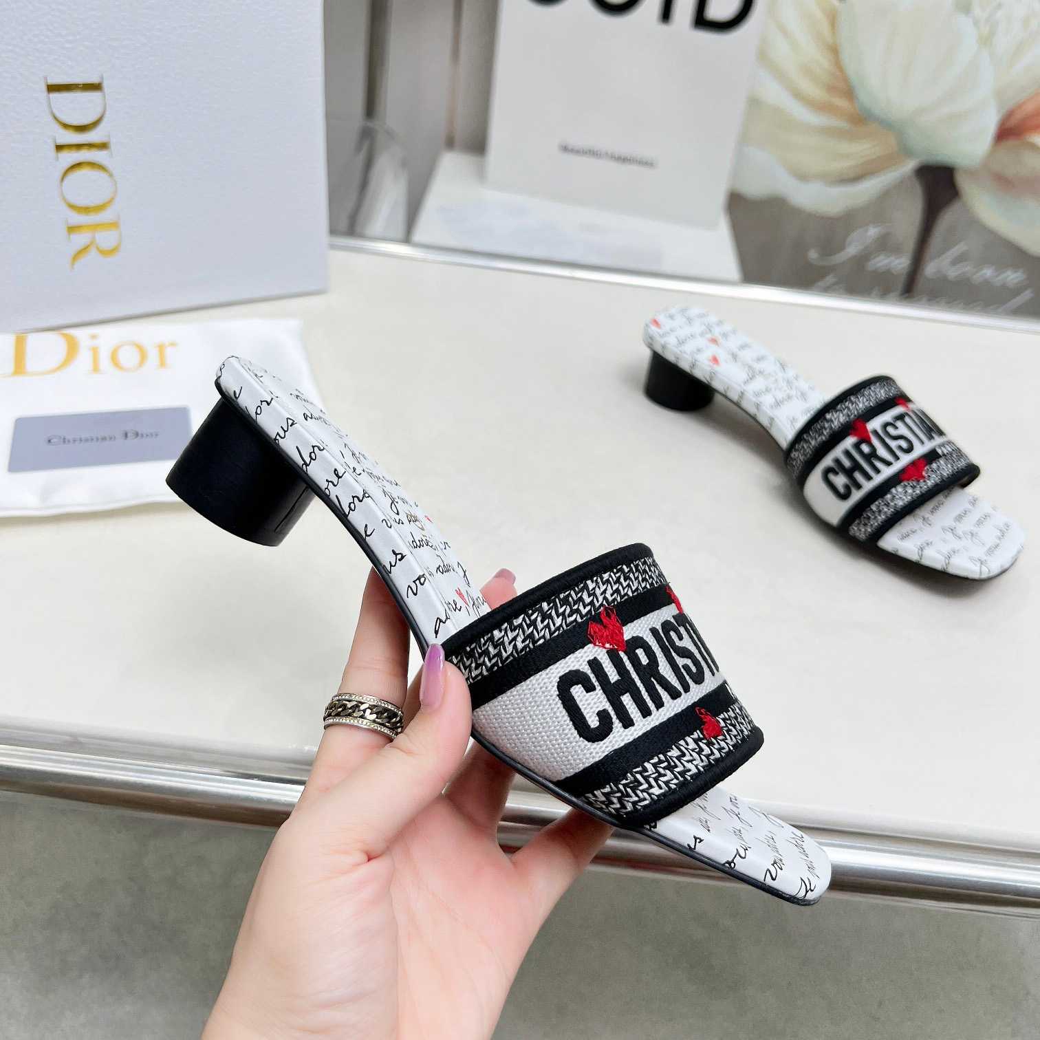 Dior Dway Heeled Slide - 