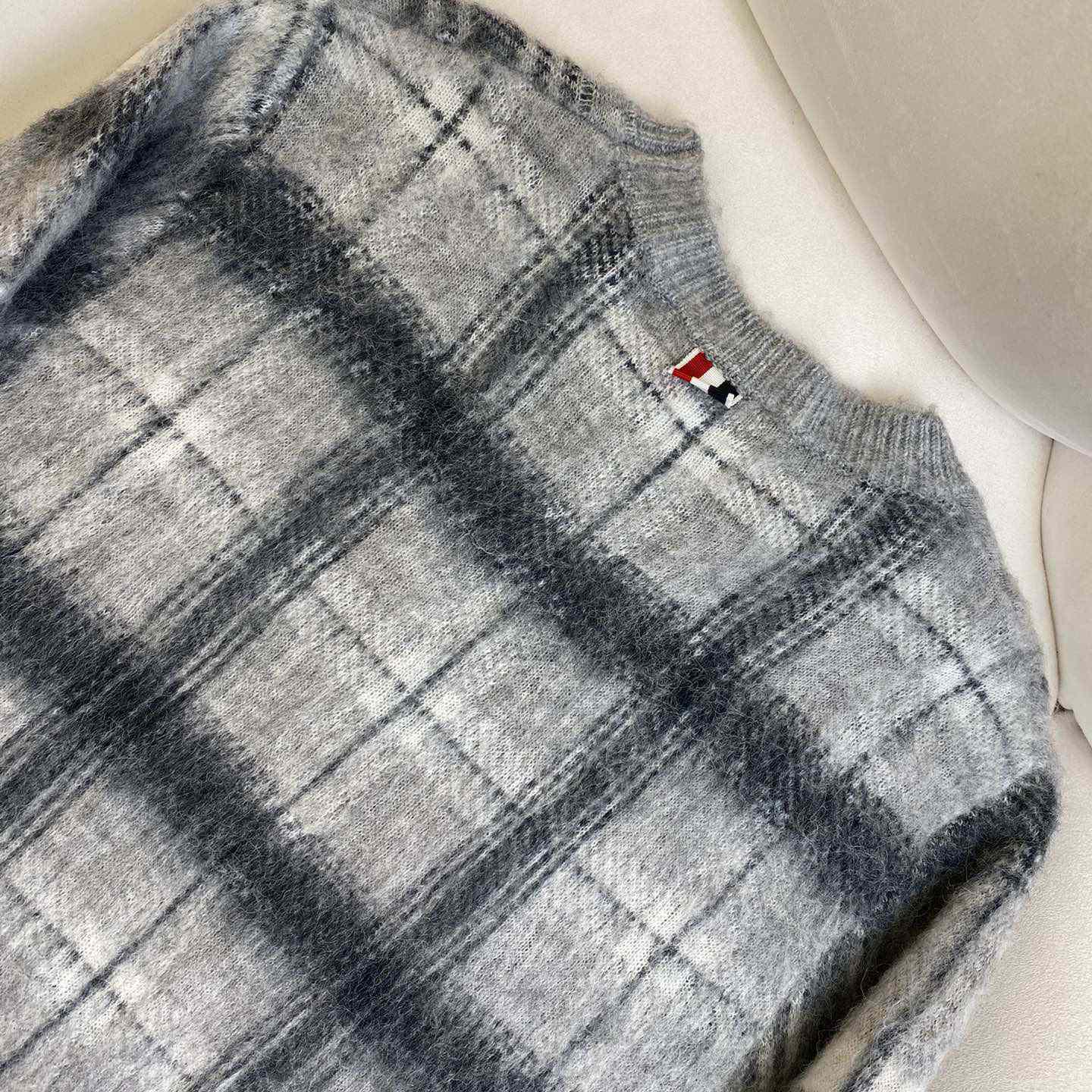 Thom Browne Jacquard-knit Mohair-blend Sweater - 