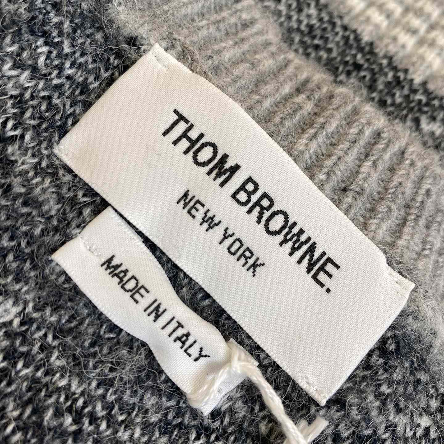 Thom Browne Jacquard-knit Mohair-blend Sweater - 