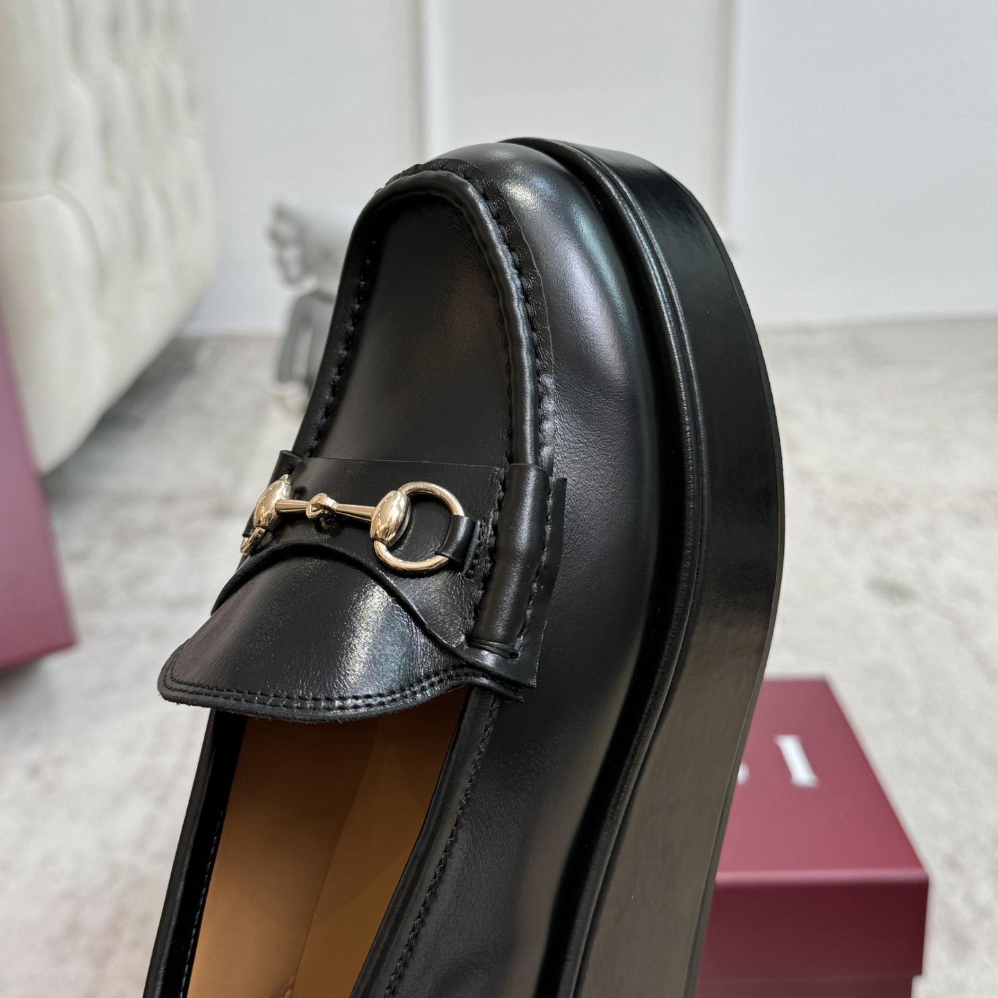 Gucci Women's Horsebit Wedge Loafer - 