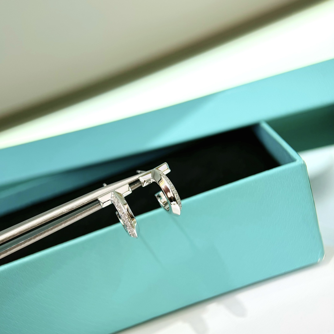 Tiffany & Co. White Gold Earrings - 