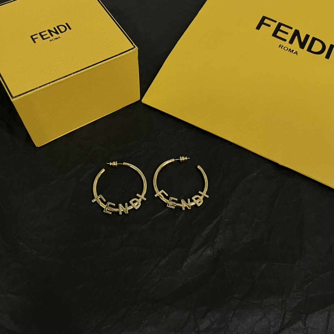 Fendi Fendigraphy Earrings  - 