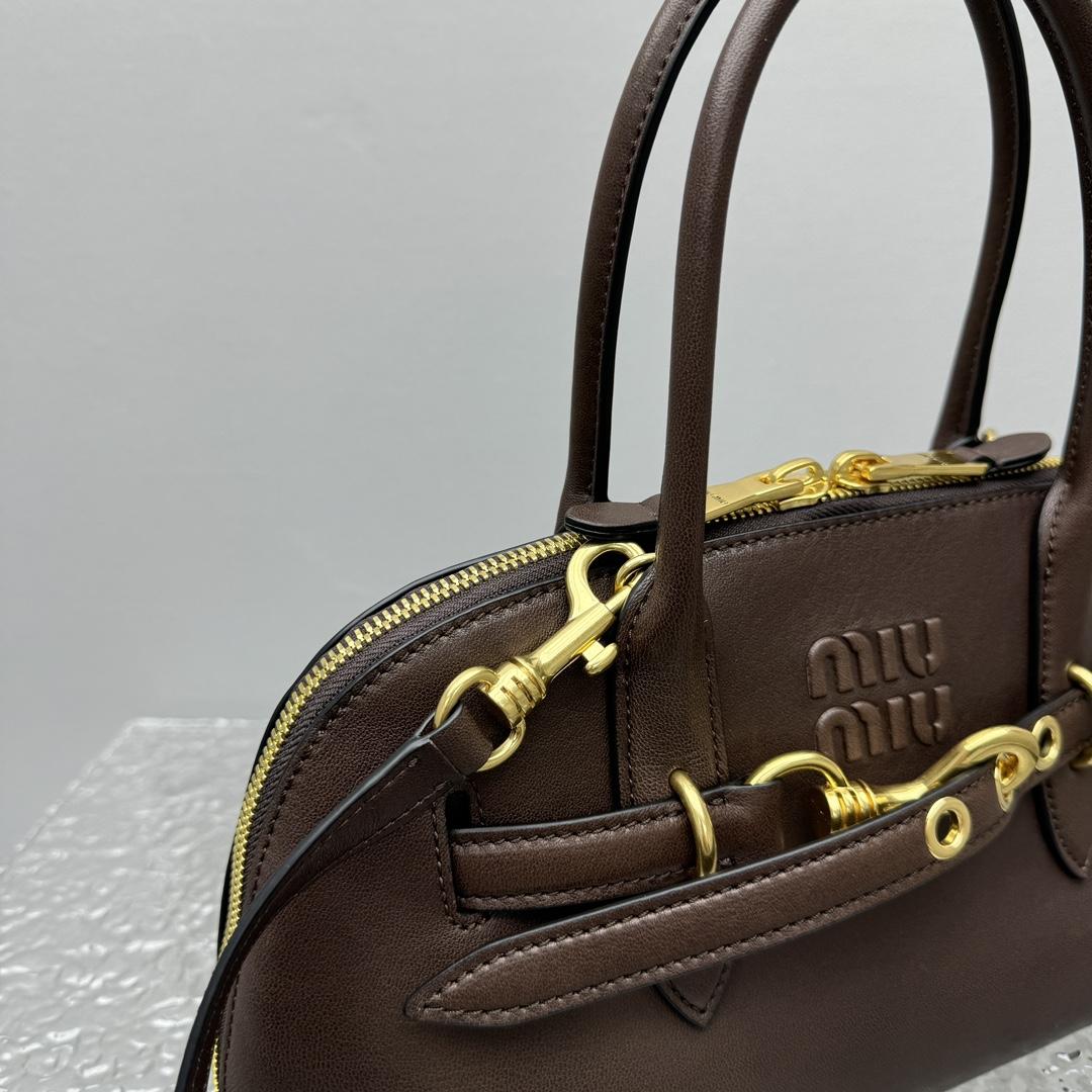 Miu Miu Aventure Nappa Leather Top-handle Bag - 