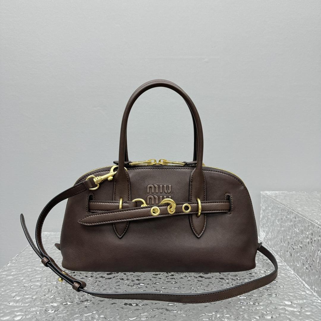 Miu Miu Aventure Nappa Leather Top-handle Bag - 