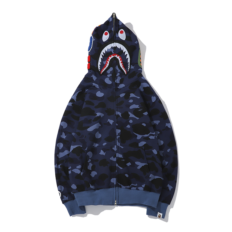 Bape Full Zip Double Hoodie - 