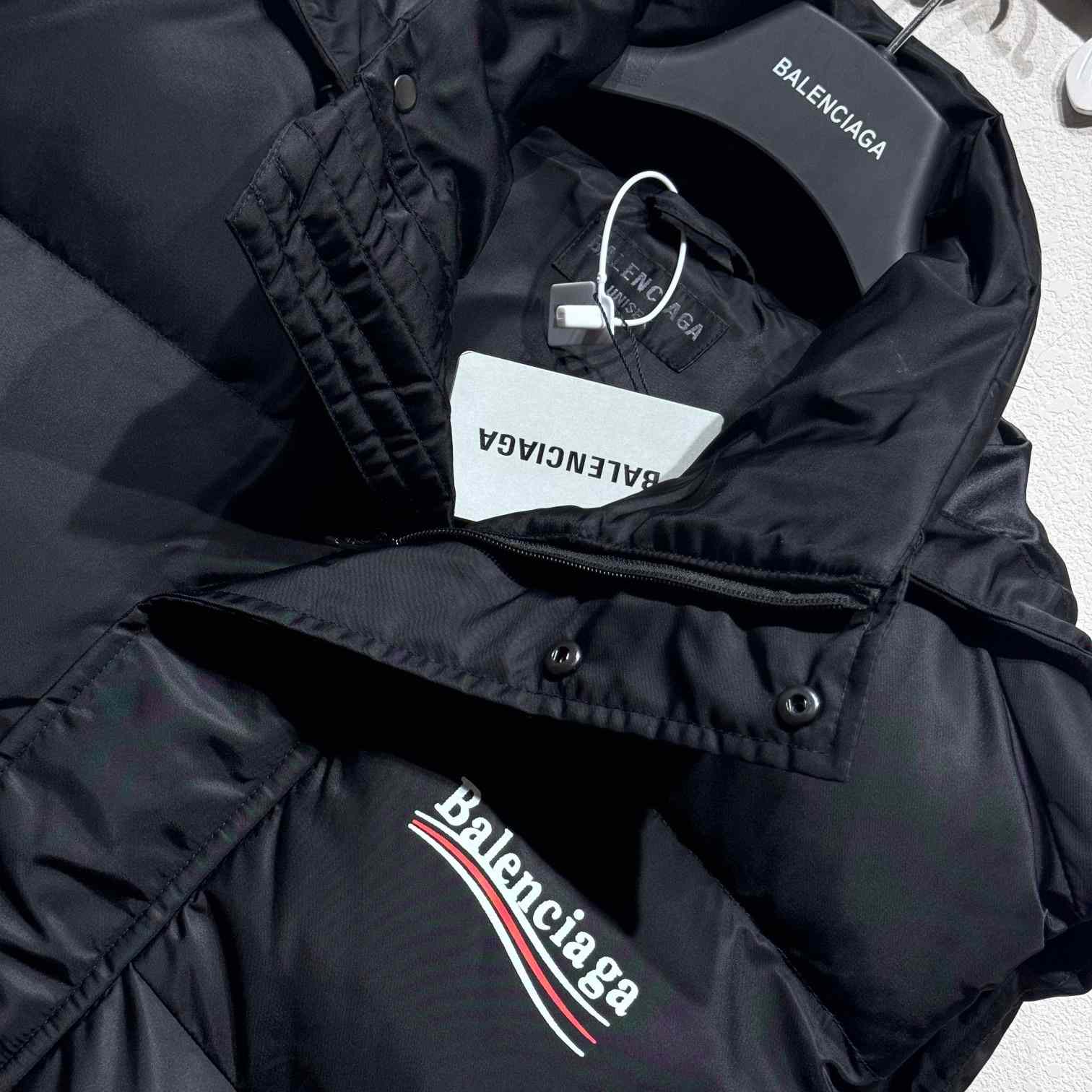 Balenciaga Political Campaign Cocoon Puffer Gilet - 