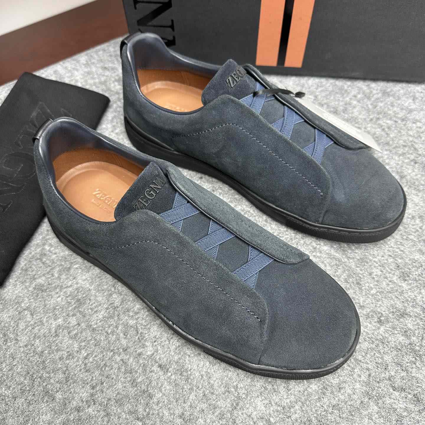Zegna Suede Triple Stitch™ Sneakers - 