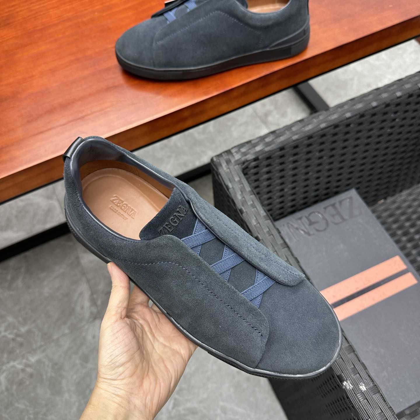 Zegna Suede Triple Stitch™ Sneakers - 