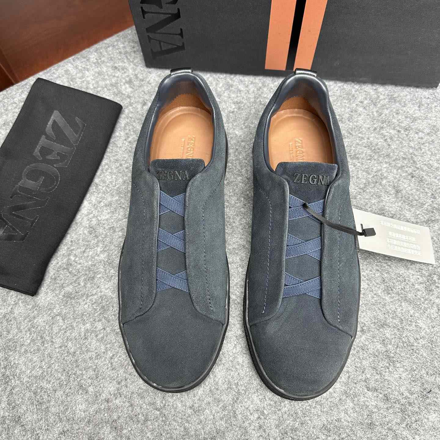 Zegna Suede Triple Stitch™ Sneakers - 