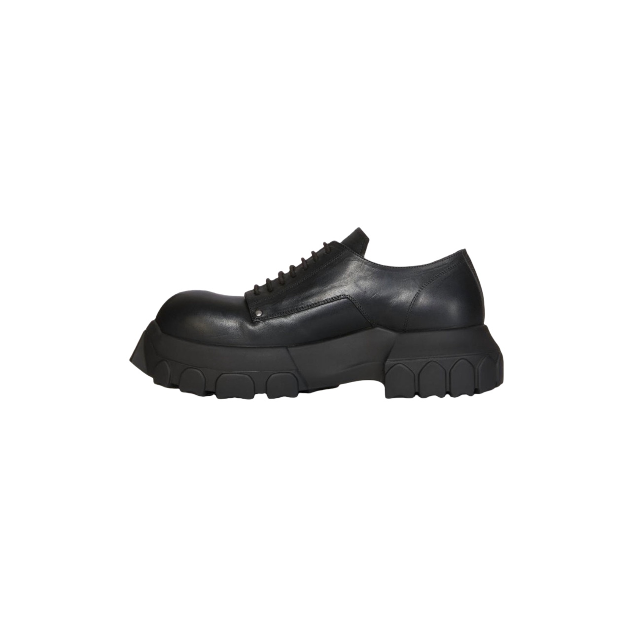 Rick Owens Bozo Tractor Leather Derby Shoes - 