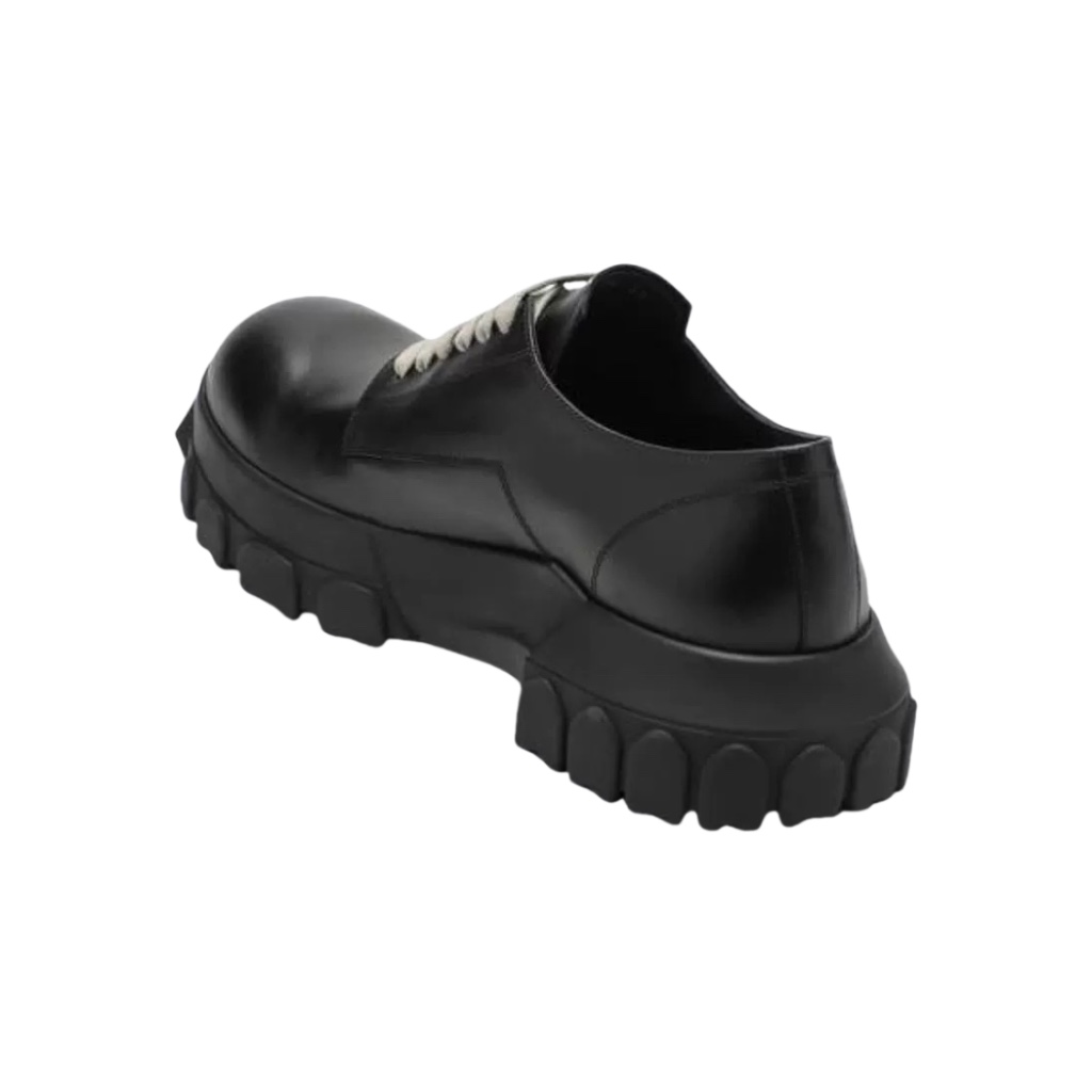 Rick Owens Bozo Tractor Leather Derby Shoes - 