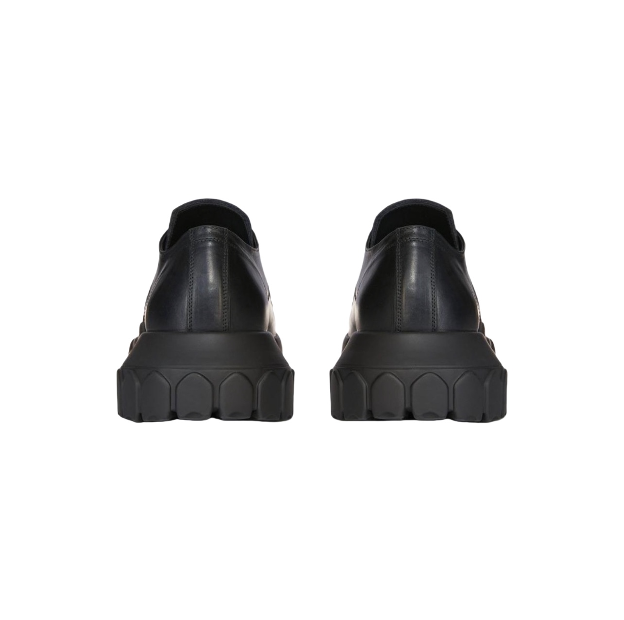 Rick Owens Bozo Tractor Leather Derby Shoes - 