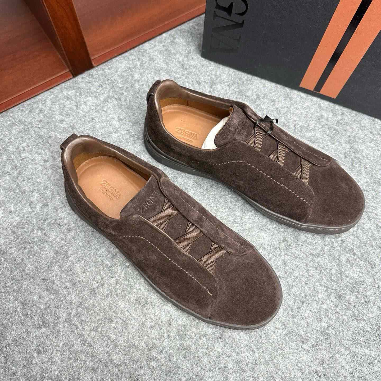 Zegna Suede Triple Stitch™ Sneakers - 