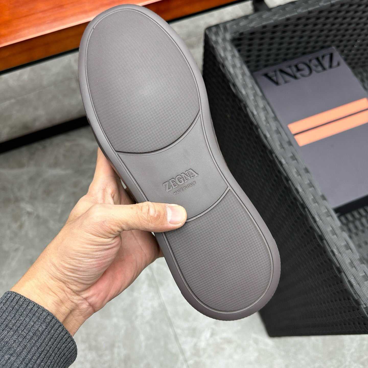 Zegna Suede Triple Stitch™ Sneakers - 