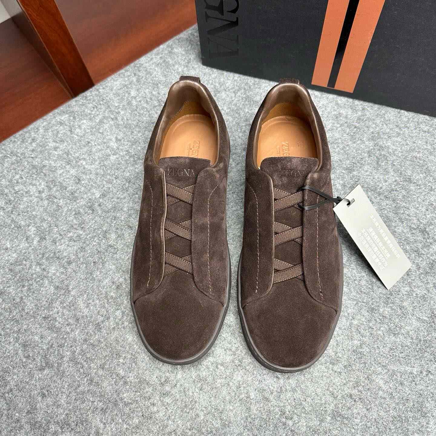 Zegna Suede Triple Stitch™ Sneakers - 