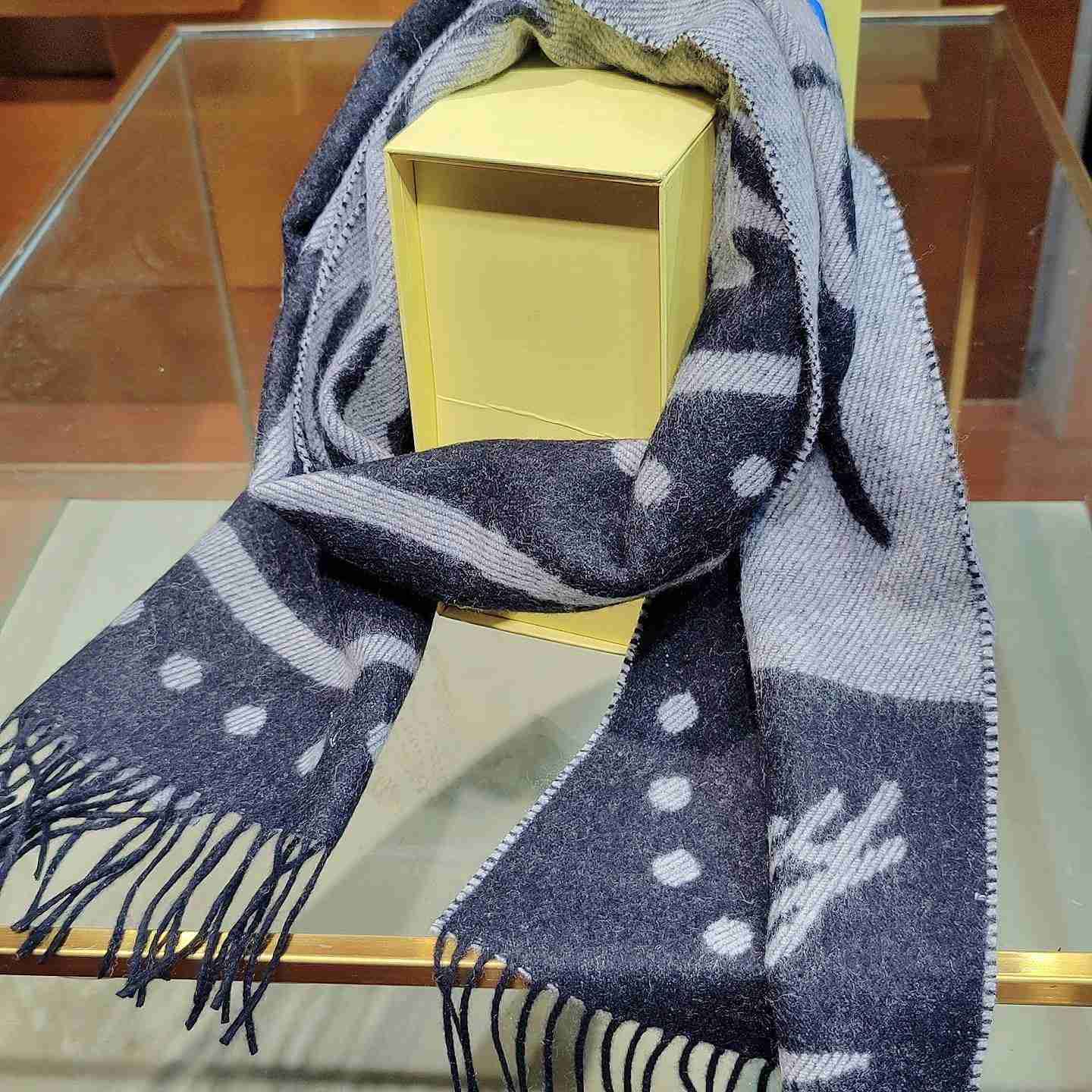 Burberry Mirrored Horse Cashmere Scarf - 