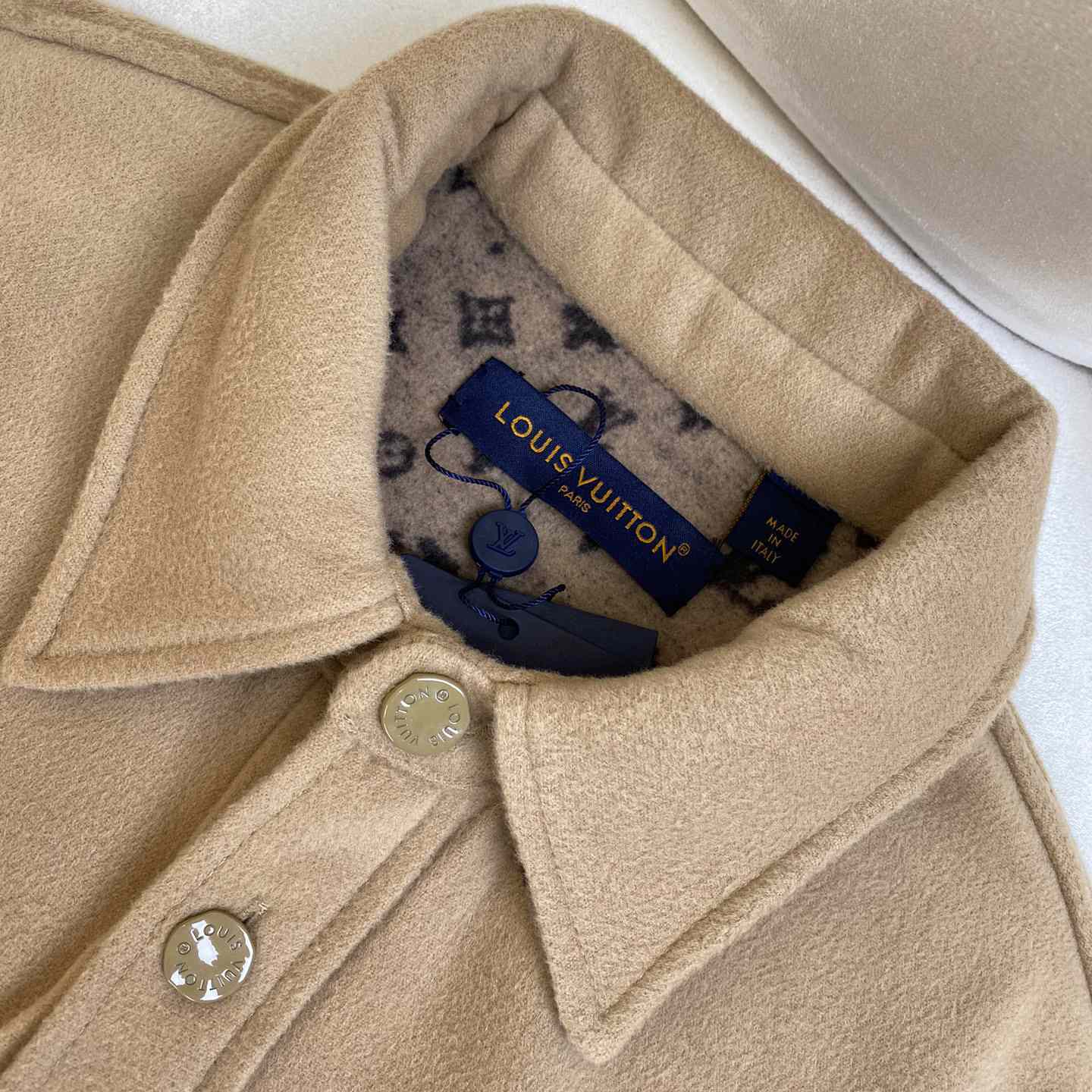 Louis Vuitton Double-Face Wool Blend Overshirt  1AFA59 - 