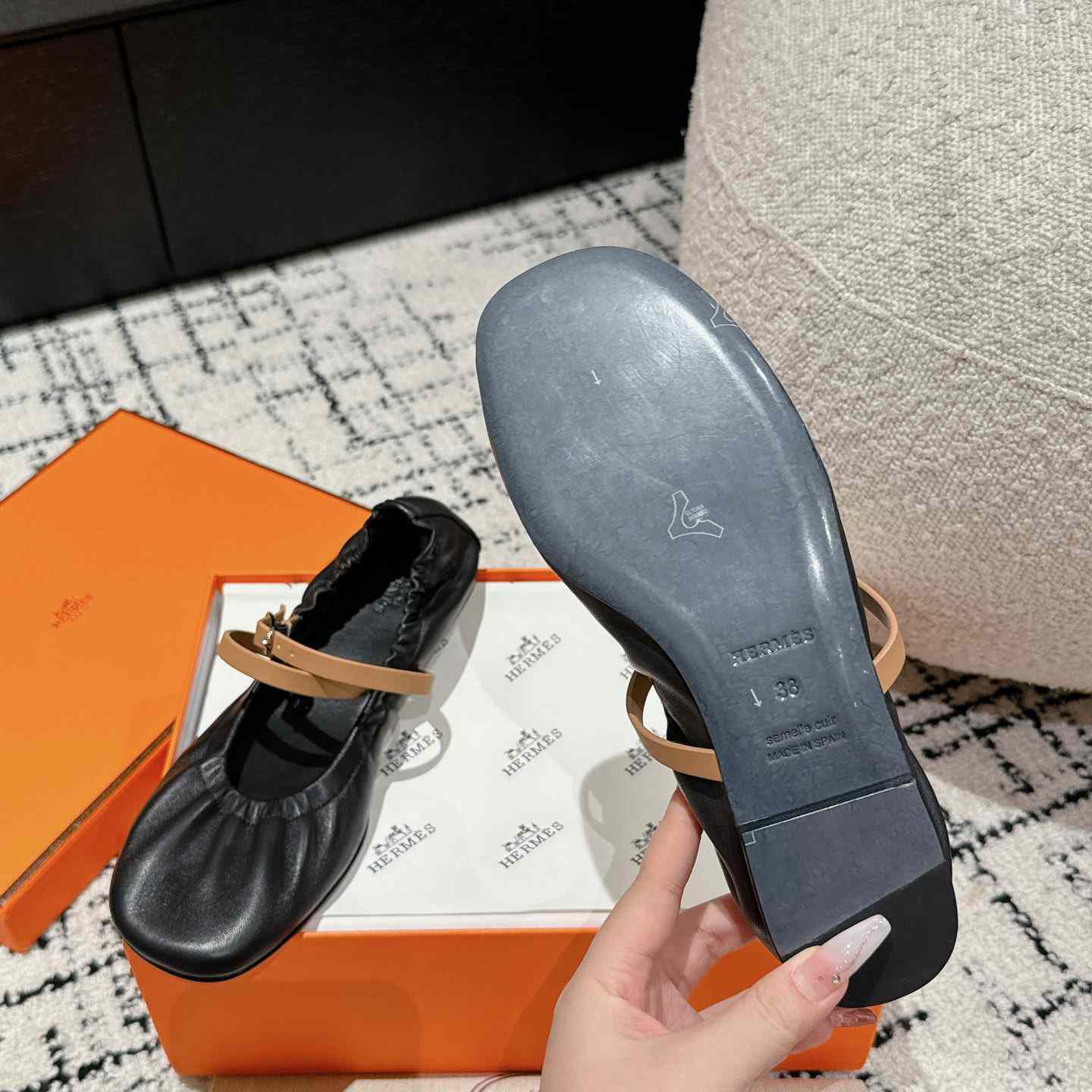 Hermes Jolly Ballet Flat - 