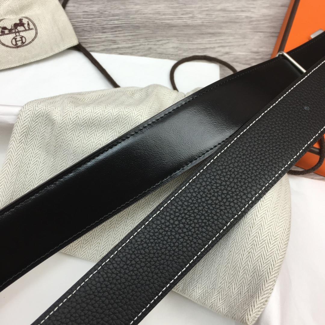 Hermes Leather H Buckle Belt - 