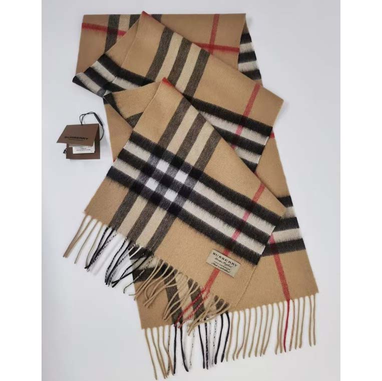 Burberry Check Cashmere Scarf - 