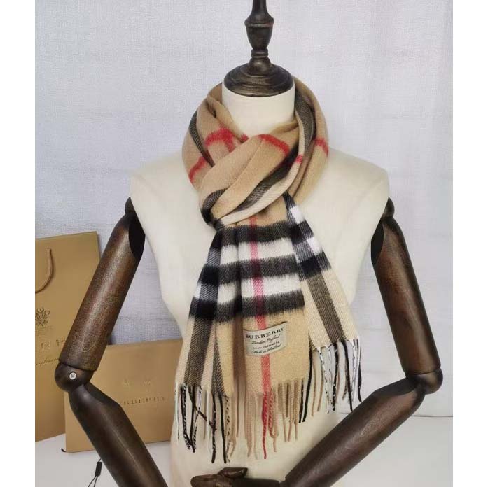 Burberry Check Cashmere Scarf - 