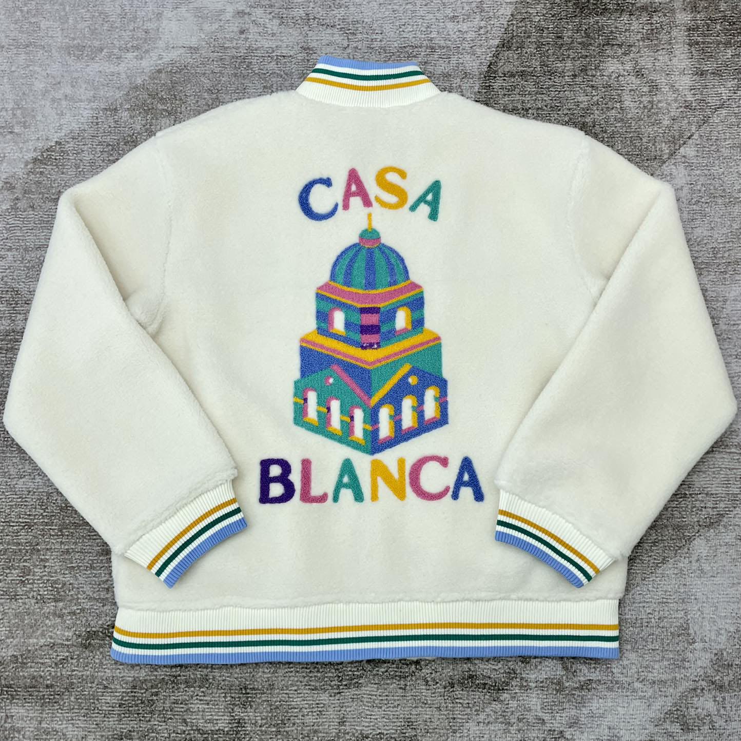 Casablanca Maison Pastelle Bomber Jacket    c940 - 