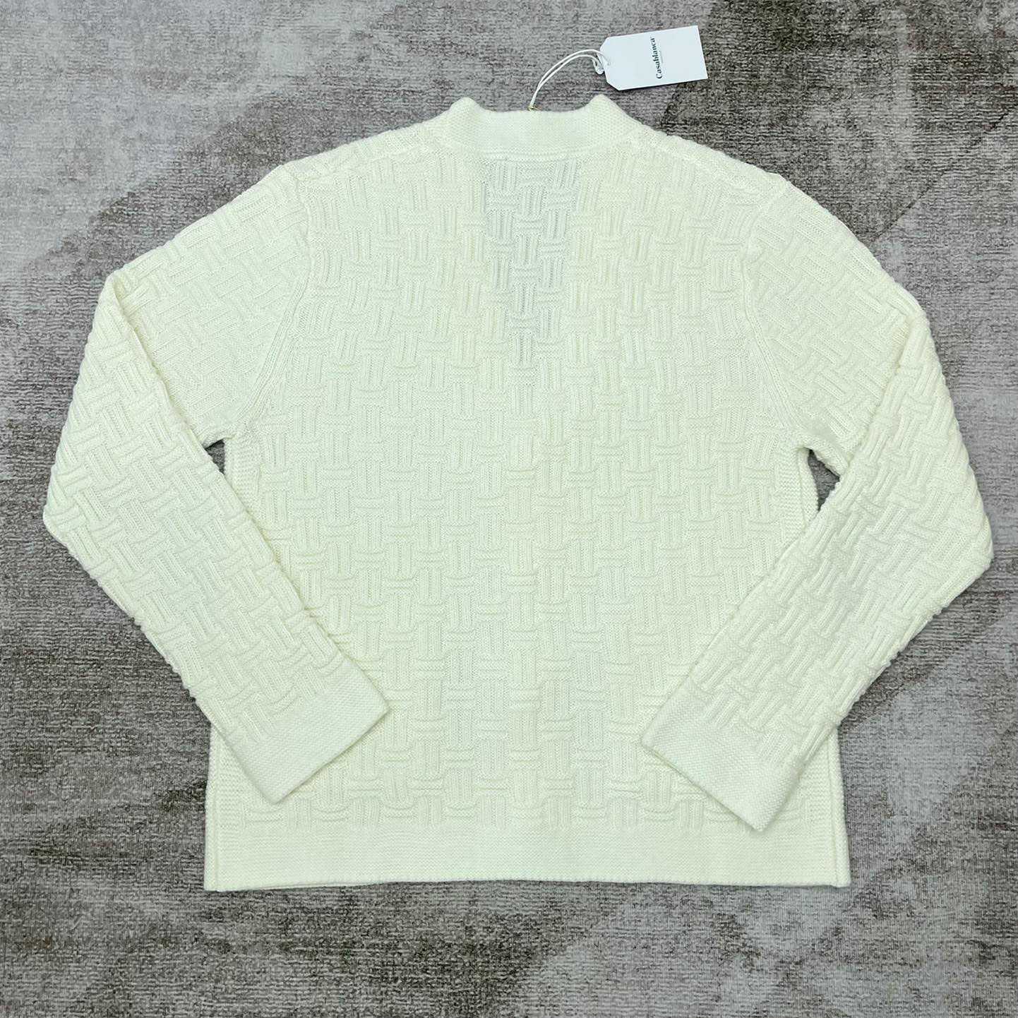 Casablanca Column Stitch Cardigan     D0082 - 