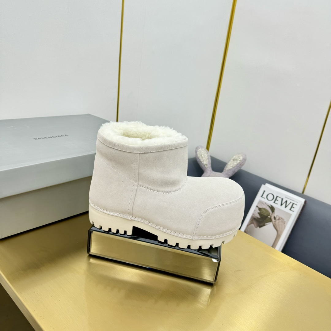 Balenciaga Alaska Fur Bootie  - 