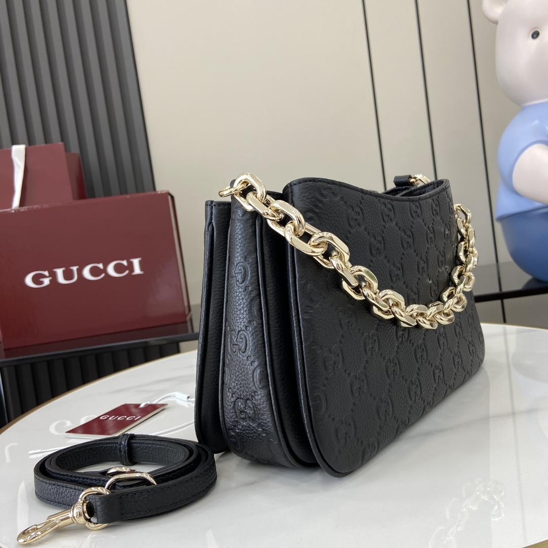 Gucci GG Emblem Mini Shoulder Bag  - 