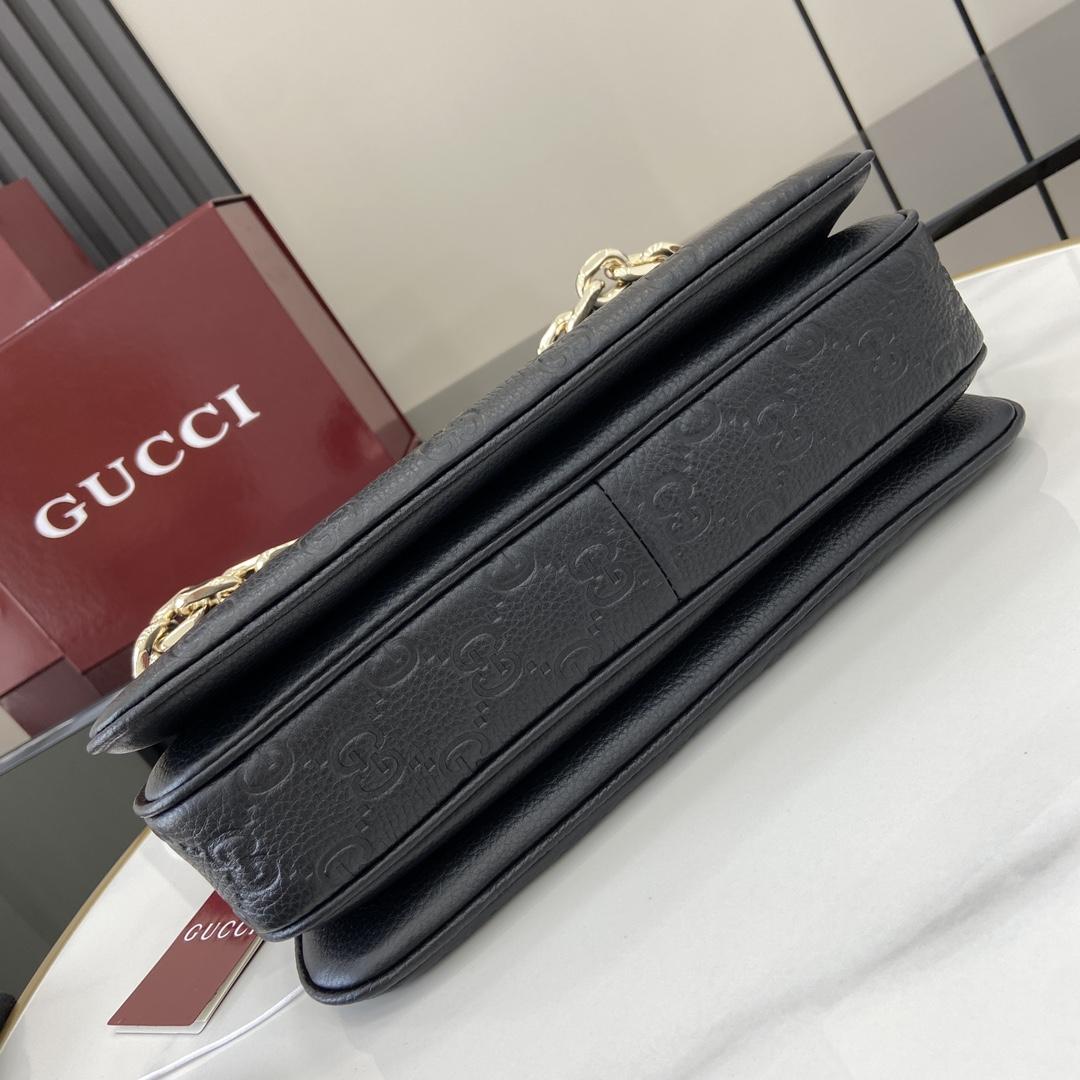 Gucci GG Emblem Mini Shoulder Bag  - 