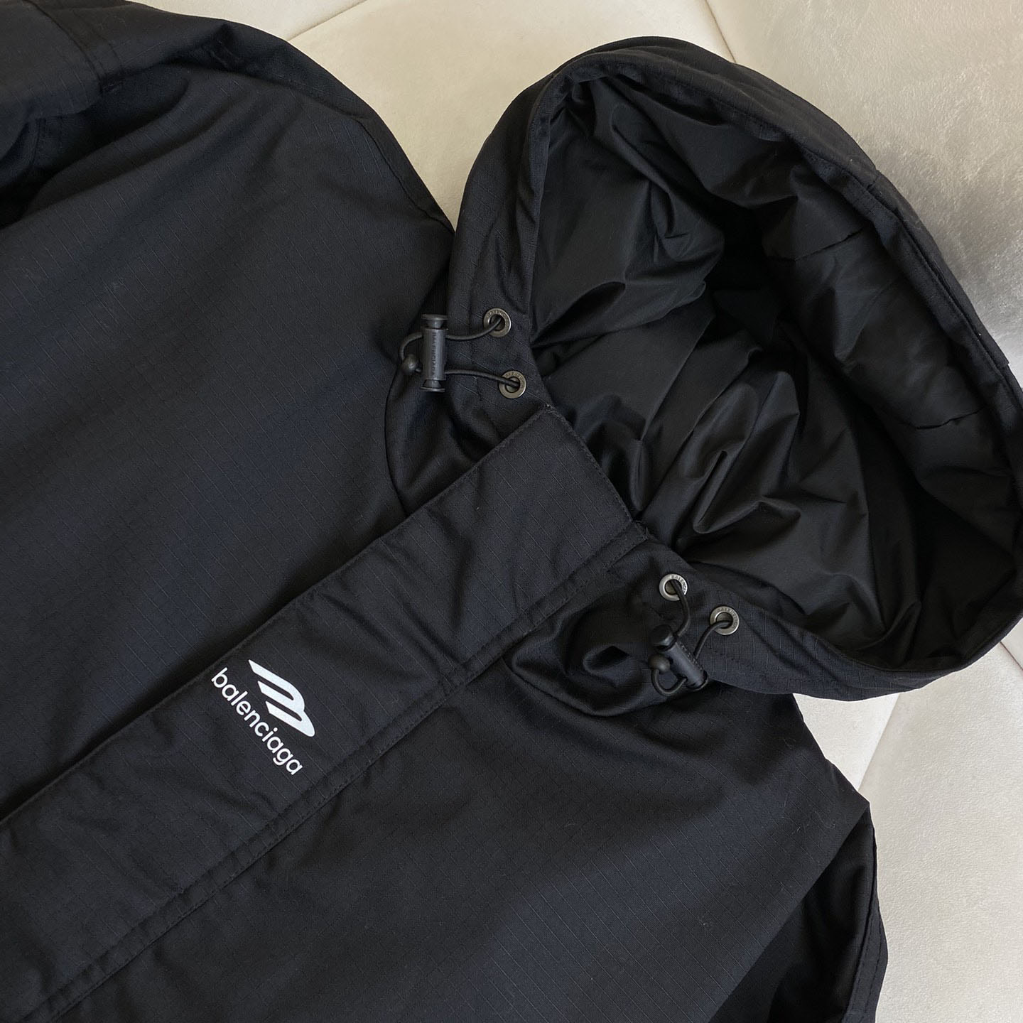Balenciaga 3B Sports Icon Ski Parka In Black  - 