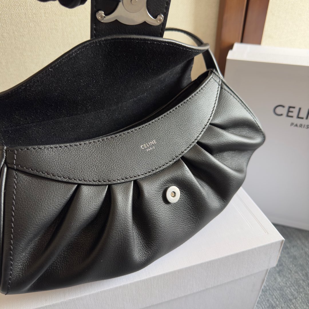 Celine Teen Celine Polly In Supple Calfskin - 