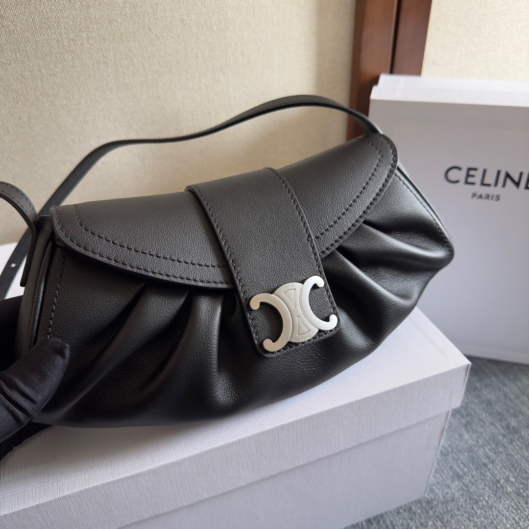 Celine Teen Celine Polly In Supple Calfskin - 