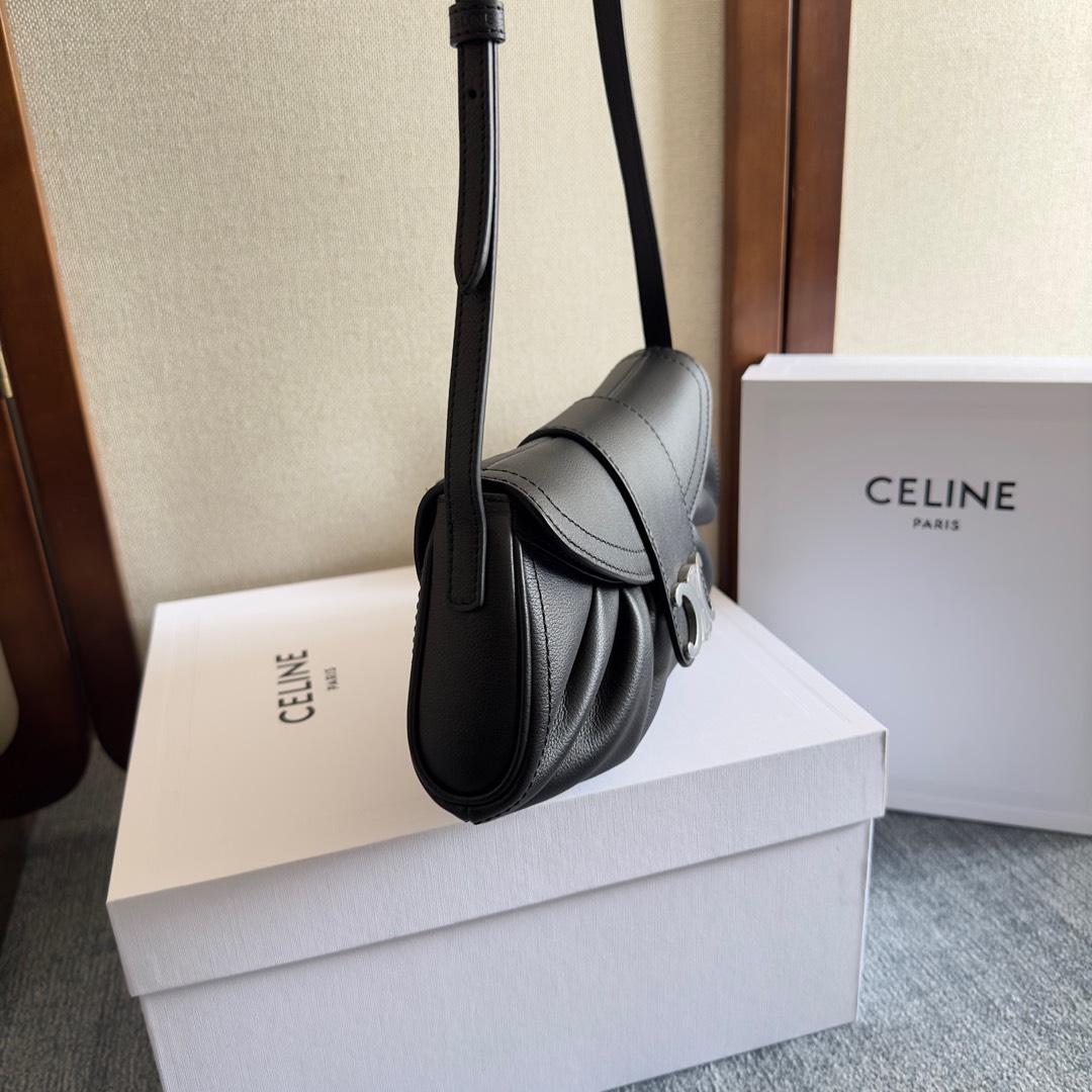 Celine Teen Celine Polly In Supple Calfskin - 
