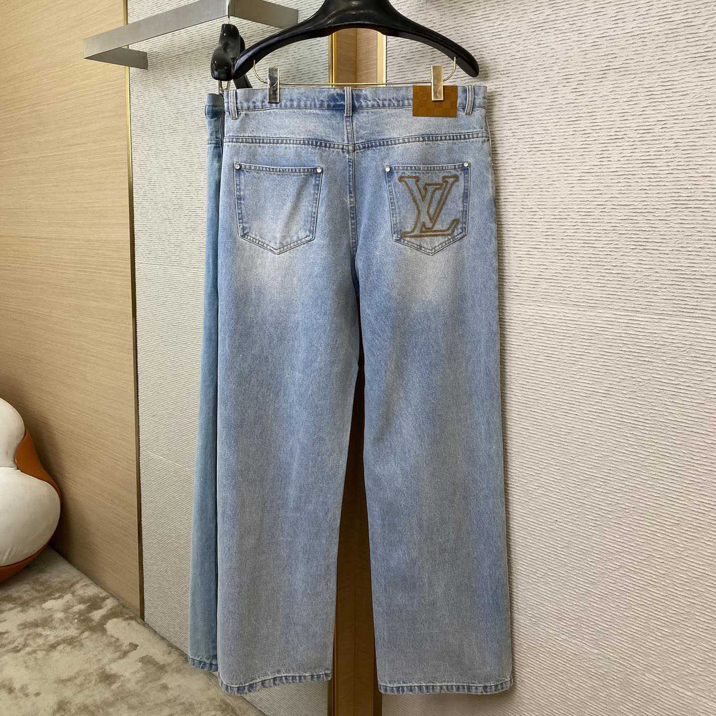 Louis Vuitton Wide Leg Fit Denim Pants  1AGIWK - 