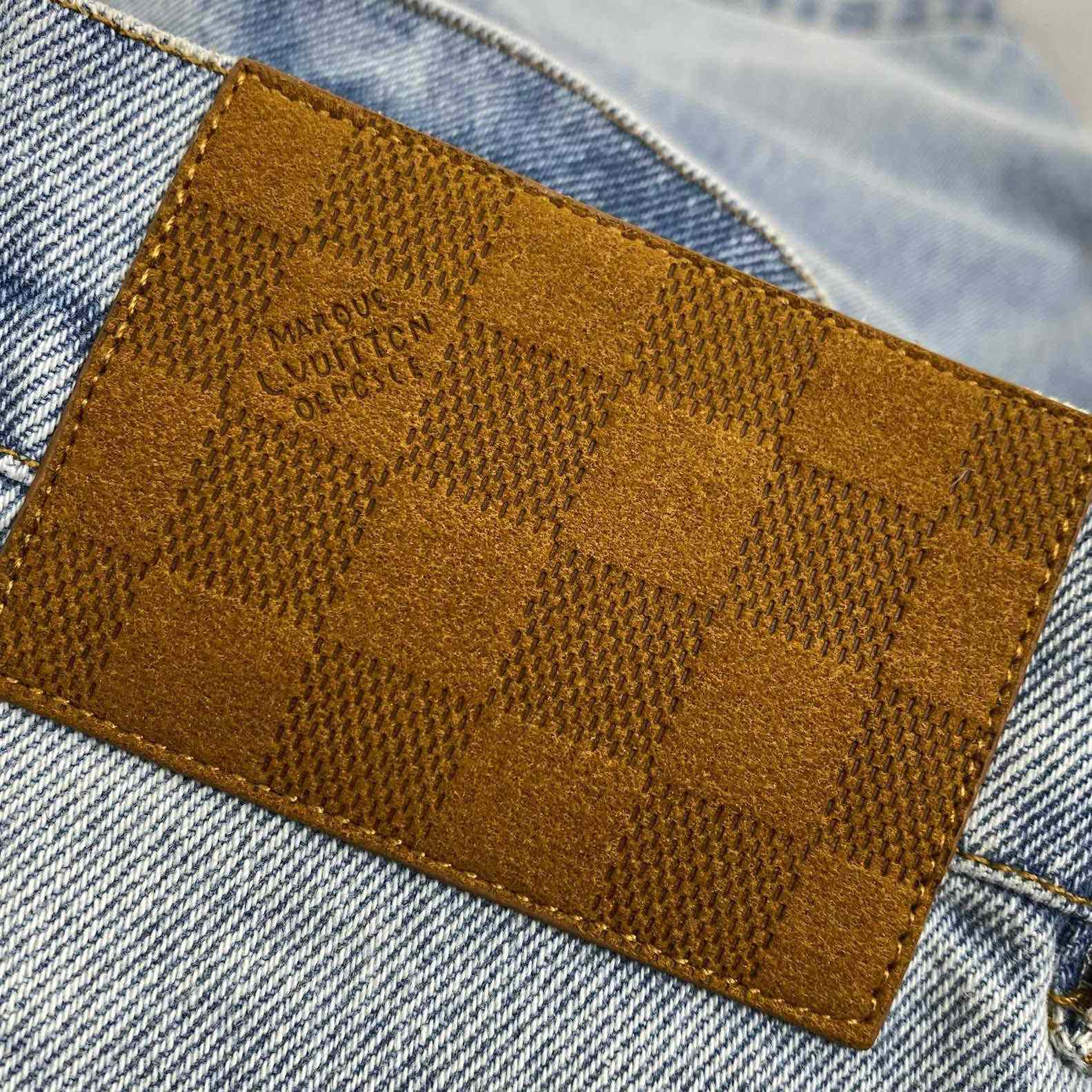 Louis Vuitton Wide Leg Fit Denim Pants  1AGIWK - 