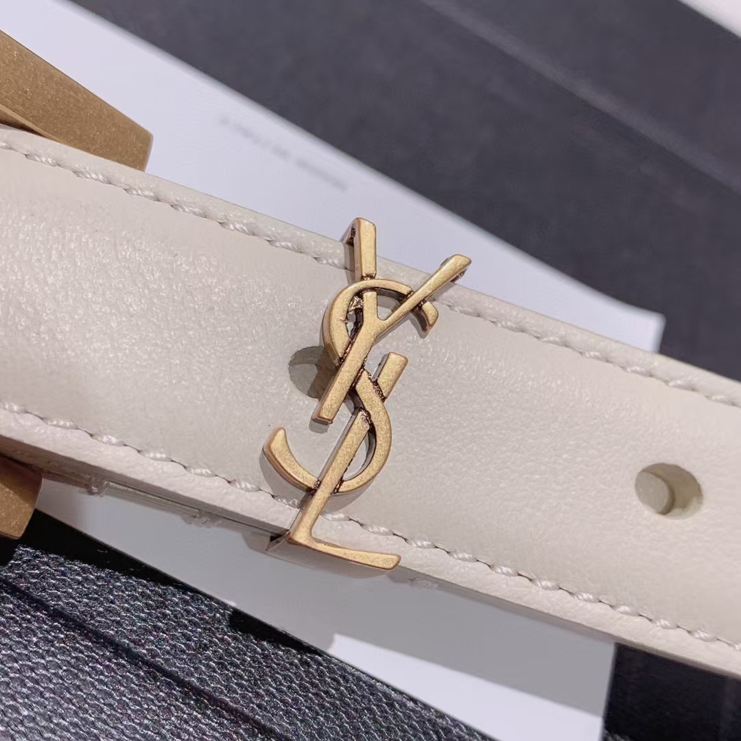 Saint Laurent Leather Belt     - 