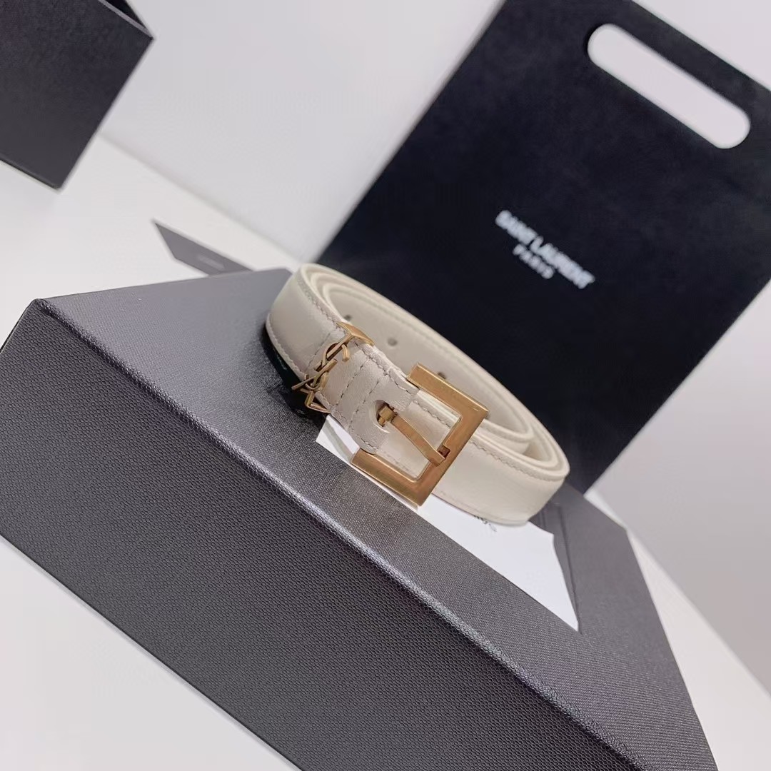 Saint Laurent Leather Belt     - 